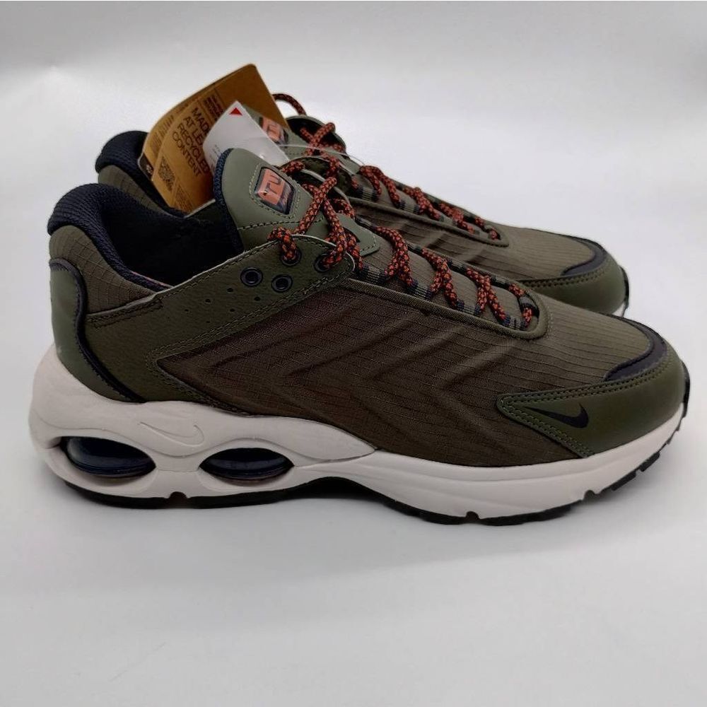 Nike Air Max TW Cargo Khaki Running Shoes‎ Mens Size 8 Olive Green Tan Sneakers